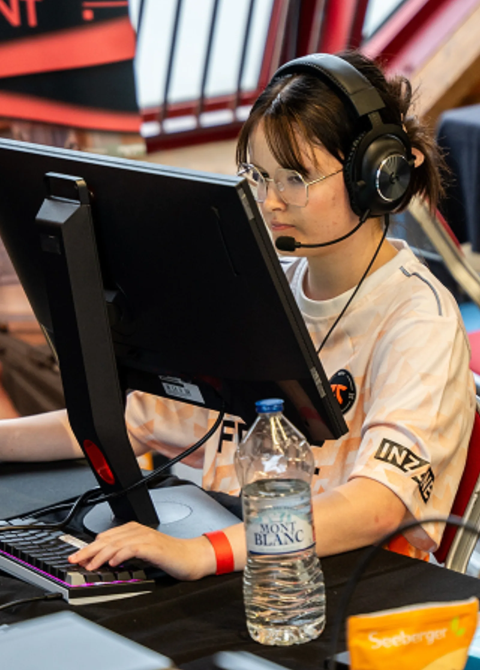Joueuse en compétition